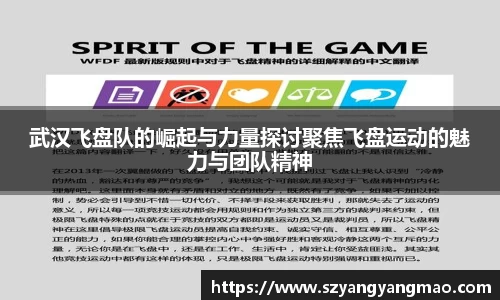 武汉飞盘队的崛起与力量探讨聚焦飞盘运动的魅力与团队精神